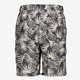 Heren zwemshort bloemenprint beige