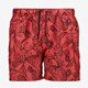 Heren zwemshort ananas rood