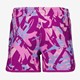 Meisjes sweatshort met print paars