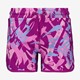 Meisjes sweatshort met print paars