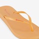 Dames teenslippers oranje