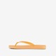 Dames teenslippers oranje