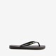 Dames teenslippers zwart