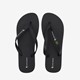 Dames teenslippers zwart