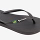 Dames teenslippers zwart