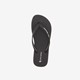 Dames teenslippers zwart