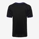 Kinder voetbal T-shirt zwart paars