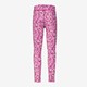 Meisjes sportlegging bloemenprint roze