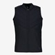 Heren hardloop bodywarmer zwart