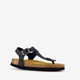 Jongens sandalen met teenbandje zwart