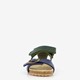 Leren jongens sandalen blauw groen