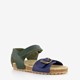 Leren jongens sandalen blauw groen