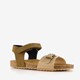 Leren jongens sandalen cognac