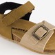 Leren jongens sandalen cognac