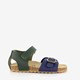 Leren jongens sandalen blauw groen