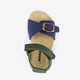 Leren jongens sandalen blauw groen