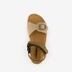 Leren jongens sandalen cognac