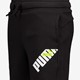 Power Graphic kinder short zwart