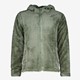 Fluffy meisjes fleece vest groen
