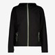 Kinder softshell jas zwart groen