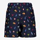 Jongens zwemshort strand print donkerblauw