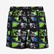 Jongens zwemshort fotoprint zwart