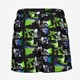 Jongens zwemshort fotoprint zwart