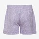 Meisjes short met bloemetjes lila