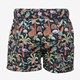 Meisjes short tropische print donkerblauw