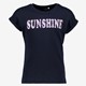 Name It meisjes T-shirt met opdruk donkerblauw