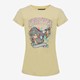 TwoDay meisjes T-shirt met adelaar geel