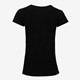 Meisjes T-shirt met tekstopdruk zwart