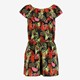 Name It meisjes playsuit bloemenprint rood groen