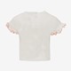 Cropped meisjes T-shirt wit met knoop