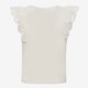 Meisjes T-shirt met broderie wit
