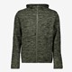Heren outdoor fleece vest groen