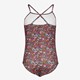 Meisjes badpak met bloemenprint