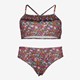Meisjes bikini met bloemenprint