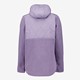 Dames anorak fleece vest paars