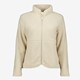 Dames teddy fleece vest beige