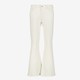 Meisjes flared jeans ecru
