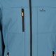 Heren softshell jas waterafstotend blauw