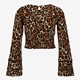 Meisjes cropped tot met luipaardprint
