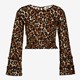 Meisjes cropped tot met luipaardprint