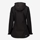 Lange dames softshell jas zwart