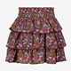 Meisjes rok met bloemenprint