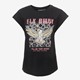 Meisjes T-shirt zwart met adelaar