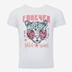 Meisjes T-shirt wit met tijgerkop