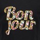 Meisjes T-shirt met elastiek zwart