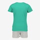 Tweedelige meisjes sport set groen grijs